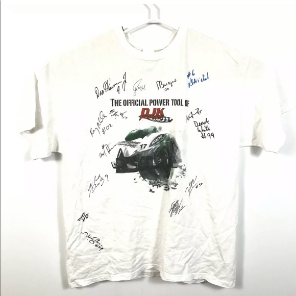hitachi hxp tee DJK racing Lithium Ion Autographed